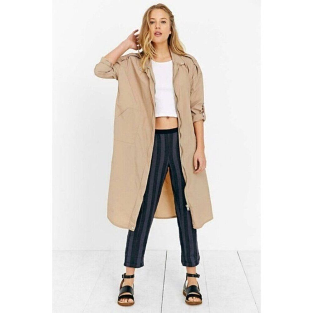 UNIF x Urban Outfitters Archival Lightweight Windbreaker Duster Trench Jacket M